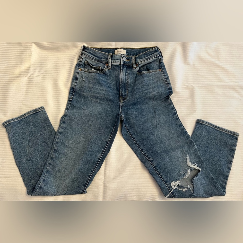 Pacsun Women’s Size 26 Blue Distressed Stretch Vintage Skinny Jeans